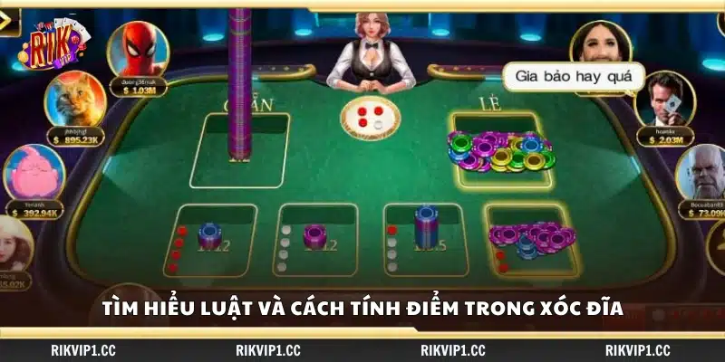 Giải thích quy tắc và cách tính điểm của Xóc Đĩa